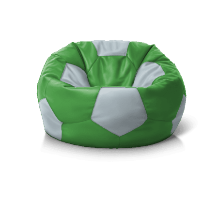 Оберіть 'Крісло м''яч Green + Grey' — комфортне безкаркасне крісло для щоденного релаксу.